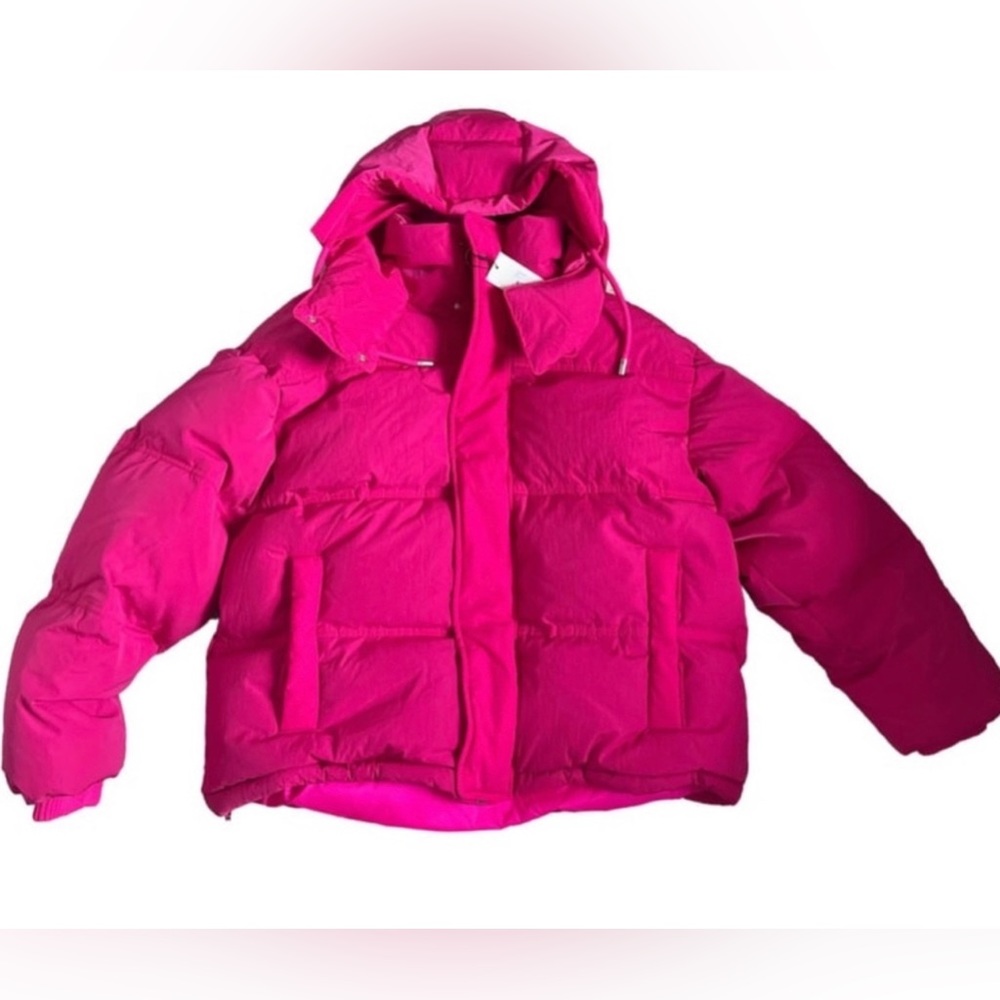 Ami Alexandre Mattiussi Paris puffer coat fuchsia pink brand new with tag